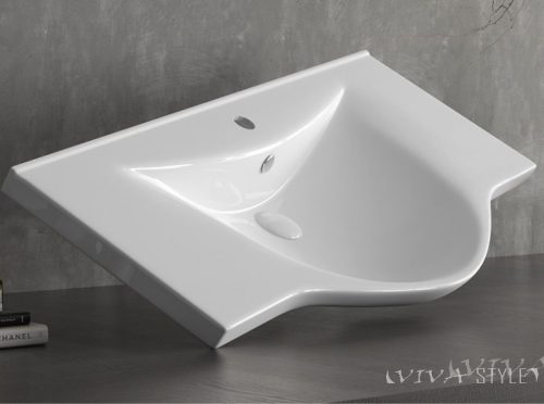 Sanovit ALBATROS porcelán mosdókagyló 80 x46 cm