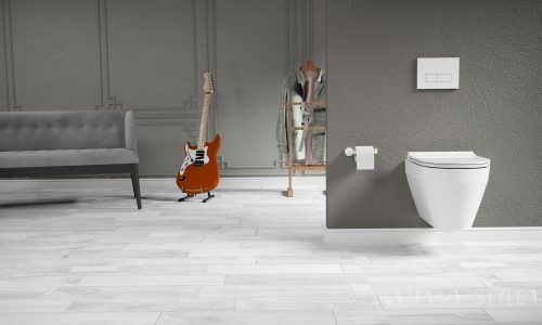 Sanovit BUENO fali WC - rimless - perem nélküli - rejtett szerelésű - mély öblítésű - rövid 49 cm