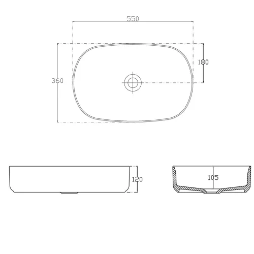 Sapho INFINITY OVAL kerámiamosdó matt fehér