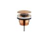 Strohm-Teka Quick nyomógombos leeresztő szelep  Tüzes bronz 110620BZ