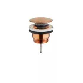   Strohm-Teka Quick nyomógombos leeresztő szelep  Tüzes bronz 110620BZ