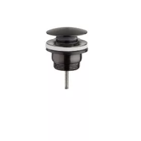   Strohm-Teka Quick nyomógombos leeresztő szelep  Merész fekete 110620N2