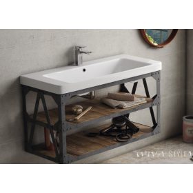 Sanovit LUXURY porcelán mosdókagyló 105 x 46 cm