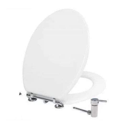 CR BIDÉS WC ülőke - hideg / melegvizes csapteleppel - Duroplast - 44 x 37 cm
