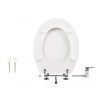 CR BIDÉS WC ülőke - hideg / melegvizes csapteleppel - Duroplast - 44 x 37 cm