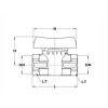 Mofém FLEXUM Golyóscsap 1" BB gázra 113-0069-40