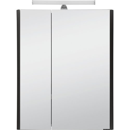 Polwood TOLEDO 65 tükrös szekrény fekete 63x83,3x21,5cm