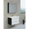 Polwood TOLEDO 80 fürdőszoba szekrény fekete 80x54x45,5cm