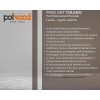 Polwood TOLEDO 80 tükrös szekrény fekete 80x83,3x21,5cm