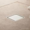 Pestan zuhanyfolyóka Confluo Standard fehér üveg 10 x 10 cm