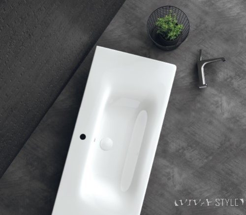 Sanovit SOFT porcelán mosdókagyló 100 x 45,5 cm