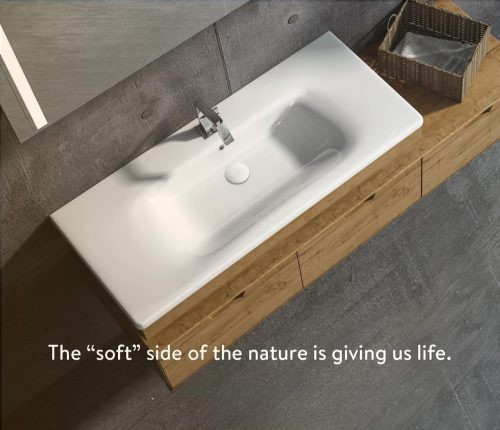 Sanovit SOFT porcelán mosdókagyló 100 x 45,5 cm