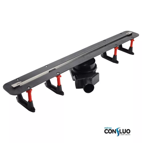 Pestan zuhanyfolyóka Confluo Premium Slim Line 45 cm