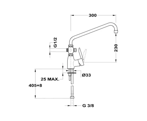 Mofém Mambo-5 KMT kád- mosdó csaptelep szettel 155-0044-00