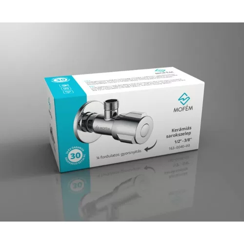 Mofém sarokszelep KERÁMIÁS 1/2"-3/8" (163-0040-00)