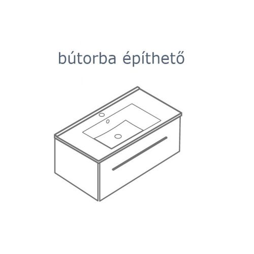 Sanovit STANCE porcelán mosdókagyló 100 x 45,5 cm