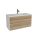 Strohm-Teka Sense 2 fiókos mosdószekrény 80x45x54cm Halifax natúr tölgy 187100002