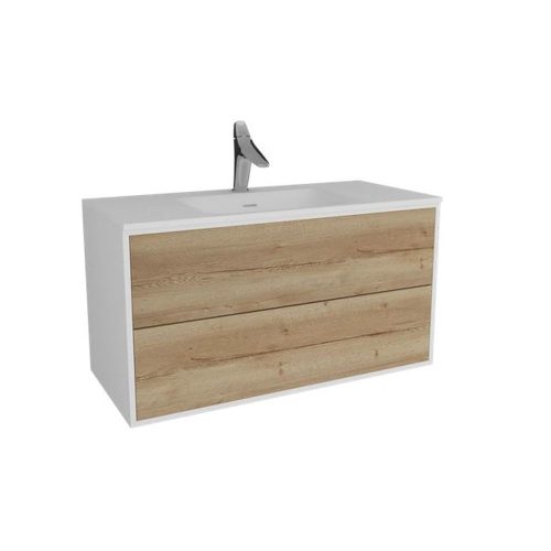 Strohm-Teka Sense 2 fiókos mosdószekrény 80x45x54cm Halifax natúr tölgy 187100002