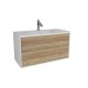 Strohm-Teka Sense 2 fiókos mosdószekrény 80x45x54cm Halifax natúr tölgy 187100002
