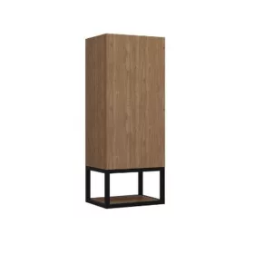   Strohm-Teka Itaca oldalszekrény  90x35x27 Dió/Fekete, balos 187130013
