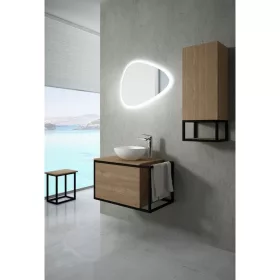 Strohm-Teka Itaca szekrény 80x45x45 Dió/Fekete 187160001