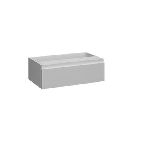 Strohm-Teka Sense 1 fiókos mosdószekrény szifon kivágással 100x45x28 MattFehér 187160011