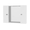SaviniDue Tükrösszekrény Led lámpával 77x57/15,5cm fényes fehér 198/LED