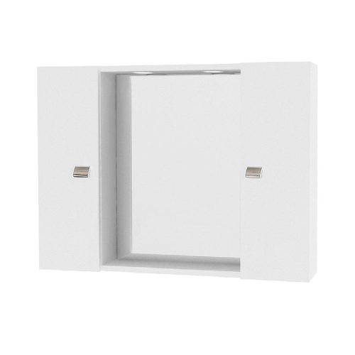 SaviniDue Tükrösszekrény Led lámpával 77x57/15,5cm fényes fehér 198/LED