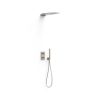 Project-Tres falsík alatti zuhanyrendszer ACÉL (termosztátos csap váltóval + fejzuhany + kézizuhany) 21125005AC