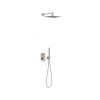Project-Tres falsík alatti zuhanyrendszer ACÉL (egykaros csap váltóval + fejzuhany + kézizuhany) 21128004AC