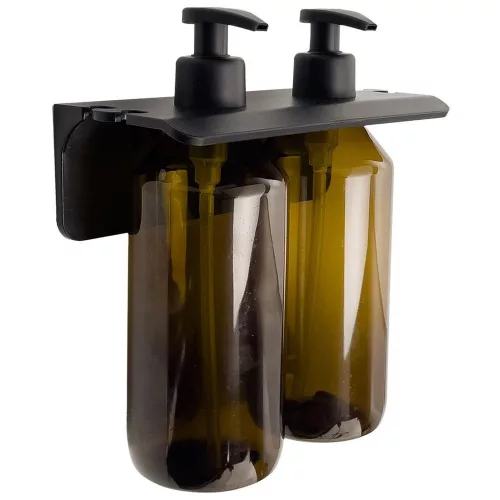 Sapho/Aqualine GROUPER szappanadagoló fali 2x500ml barna