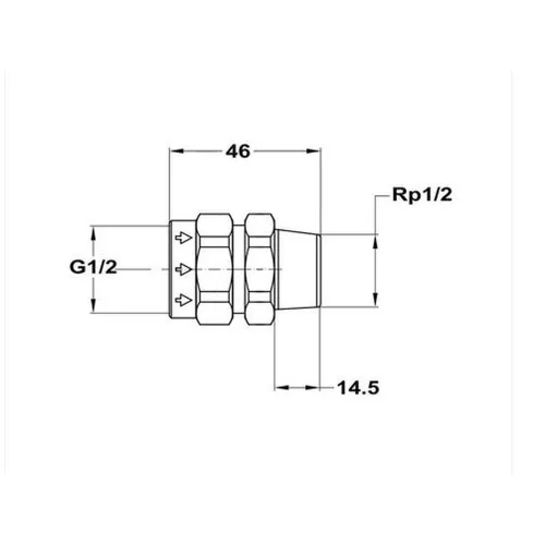 Mofém FLEXUM Hőhatásra záró szelep 1/2" gázra 230-0079-07