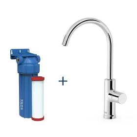   Tres SINGLE-SOURCE csaptelep szűrt vízhez KRÓM + víztisztító filter