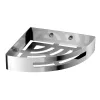 Sapho GEDY SMART sarokpolc zuhanyzóba, 210x210/45mm, INOX (2479)