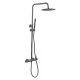 Wasserburg PERLE zuhanyrendszer GUNMETAL (25.052.4SGM)
