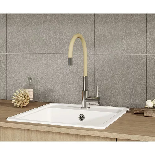 Mofém Junior EVO X INFINITE mosogató csaptelep BÉZS rugalmas kifolyócsővel 25.91S.28.0B1