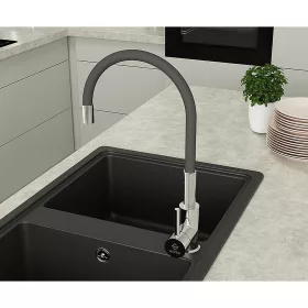   Mofém Junior EVO X INFINITE mosogató csaptelep SZÜRKE rugalmas kifolyócsővel 25.91S.28.0G5