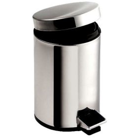   Aqualine-Sapho SIMPLE LINE szemeteskuka D292x450mm 20l, fényes inox (27120)