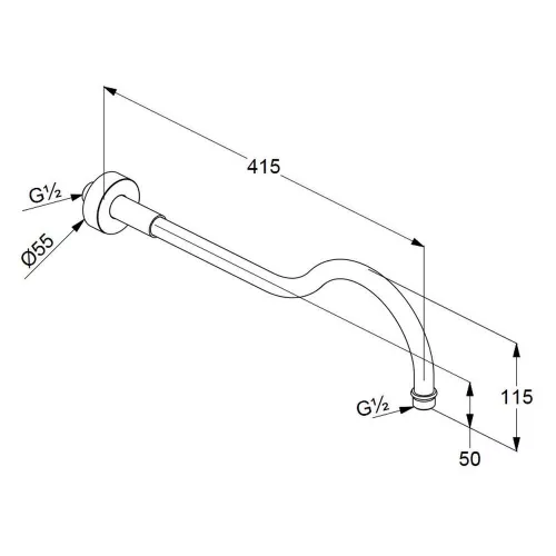 KLUDI-1926 zuhanykararanyozott 23 ct
