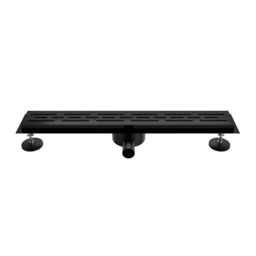 Aquasan zuhanyfolyóka Premium 700mm FEKETE (28084)