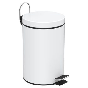   Aqualine-Sapho SIMPLE LINE szemeteskuka D168x240mm 3l, fehér (28103)