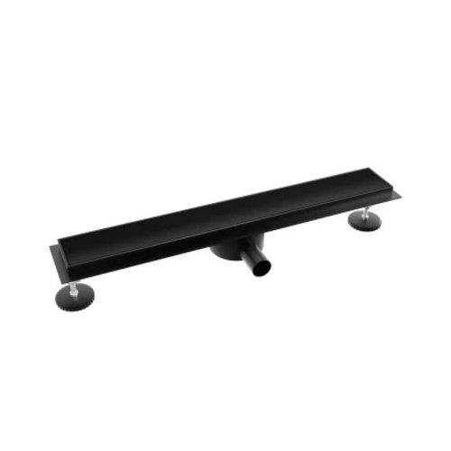 Aquasan zuhanyfolyóka Premium ÜVEG FEKETE 500mm (28300)