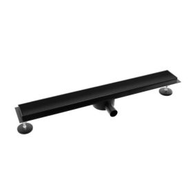 Aquasan zuhanyfolyóka Premium ÜVEG FEKETE 600mm (28305)