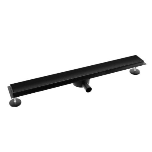 Aquasan zuhanyfolyóka Premium ÜVEG FEKETE 700mm (28310)