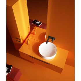   Sanovit - Top Counter pultra ültethető porcelán mosdó - LUCENTE - O - O 43 cm