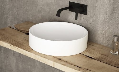 Sanovit - Top Counter pultra ültethető porcelán mosdó - LUCENTE - O - O 43 cm