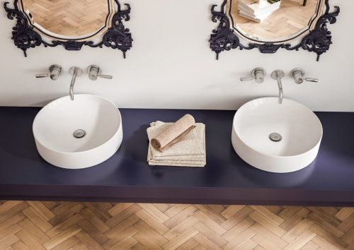 Sanovit - Top Counter pultra ültethető porcelán mosdó - LUCENTE - O - O 43 cm