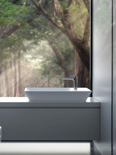 Sanovit - Top Counter pultra ültethető porcelán mosdó - bal vagy jobb csaplyukas -  - 70 x 35 cm