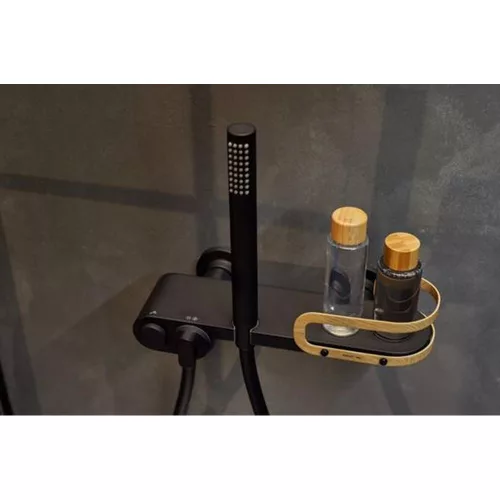Strohm-Teka Lavi zuhany csaptelep zuhanyszettel Fekete 31232020NA