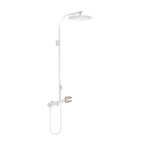 Strohm-Teka Lavi zuhanyrendszer zuhany csapteleppel Fehér 31298020WA